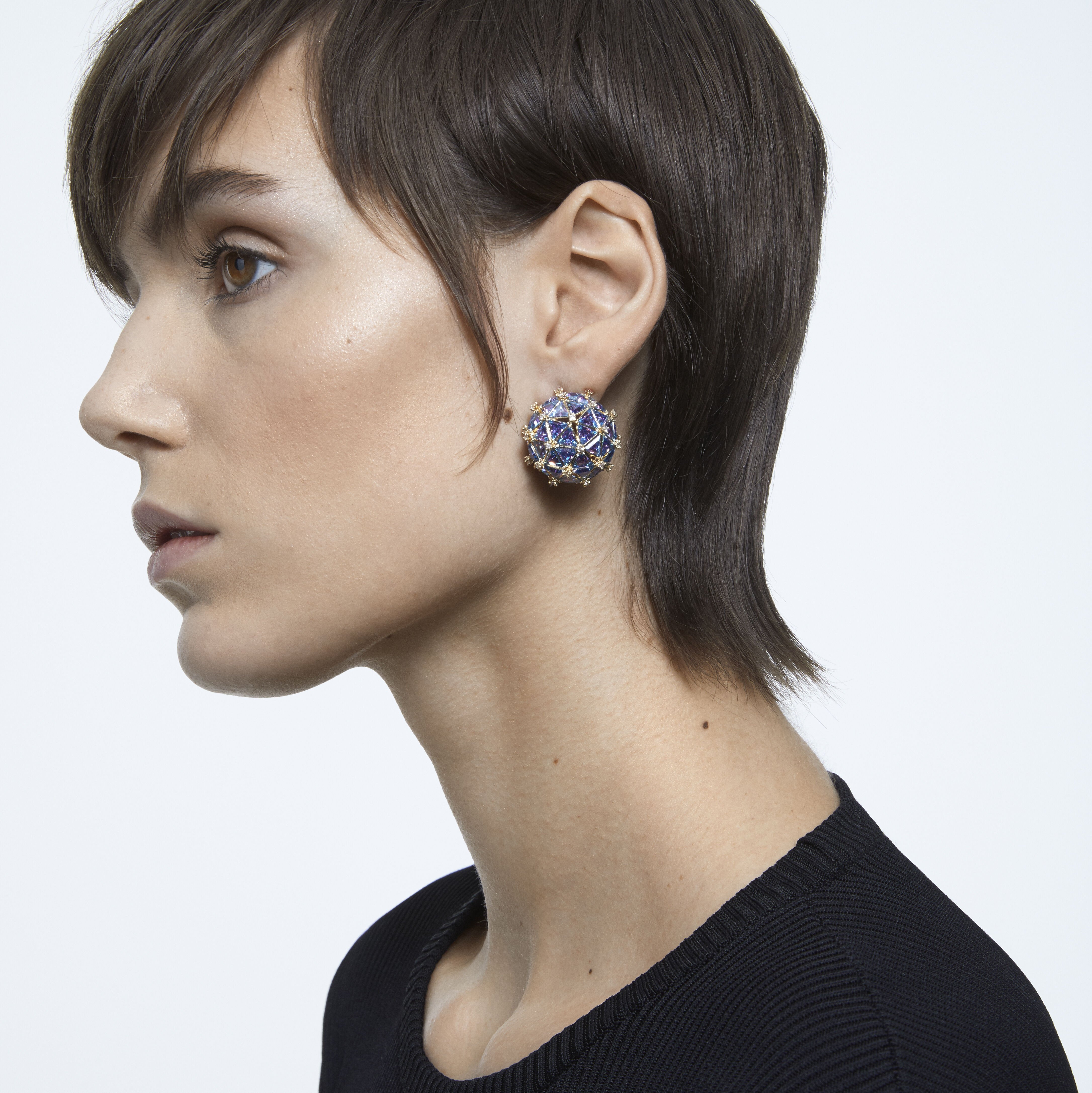 Swarovski single new arrivals stone earrings